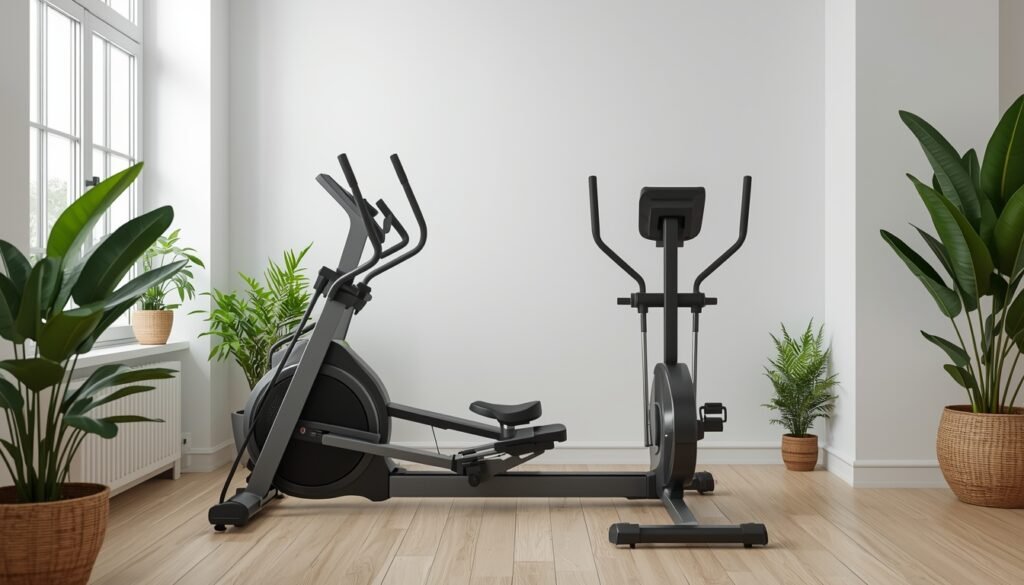 Elíptico ou Máquina de Remo: