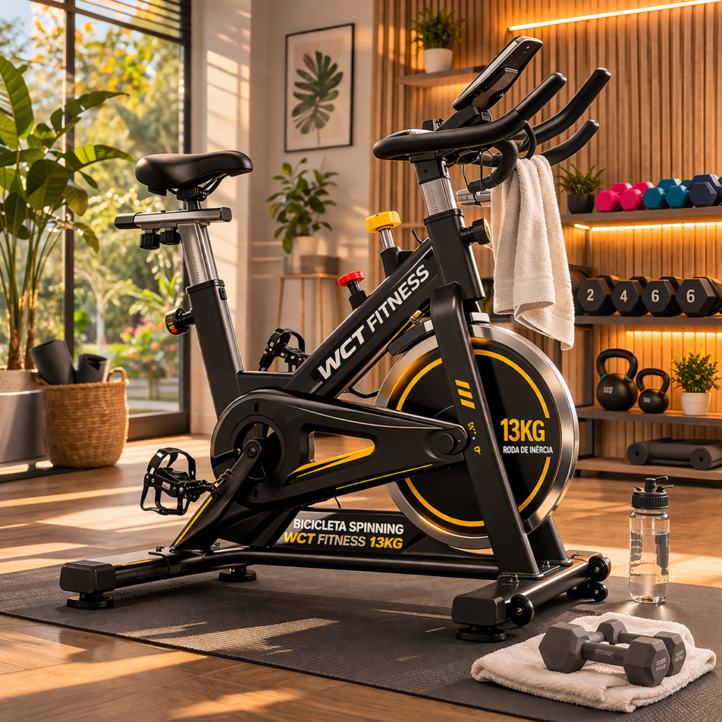 Bicicleta Spinning WCT Fitness 13kg